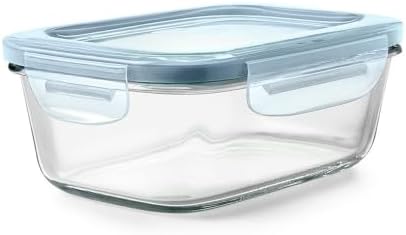 OXO Good Grips Smart Seal 3.5-Cup Glass Food Storage Container - Arctic Blue by Unknown