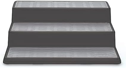 Copco Non-Skid 3 Tier Spice Pantry Kitchen Cabinet Organizer, 10-Inch, White/Purple by Copco