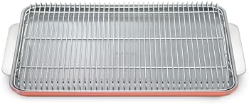 Caraway Non-Stick Ceramic Baking Sheet and Cooling Rack by Unknown