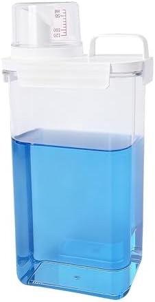 Laundry Detergent Dispenser - 78oz Refluxable Plastic Liquid Laundry Detergent Container for Laundry Room Organization by Beruyu
