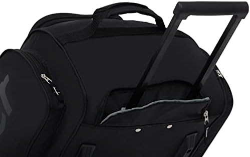 Wrangler Wesley Rolling Duffel Bag, Black, Large 30-Inch - Image 6