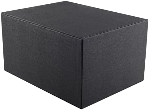 Fashion Multicolor Collocation Leather Desk Organizer File Cabinet Executive Office Supplies Desktop Filing A4 Contract Document Stackable Storage Box with 3 Drawers (Black) - Image 5