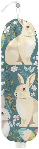 Rabbit Bunny Plastic Bag Holder, Bunny Gifts Wall Mount Grocery Bag Holder by Unknown