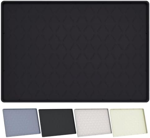 Extra Thick Under Sink Mat Waterproof with Raised Edge 31" x 22" by Ruinovate