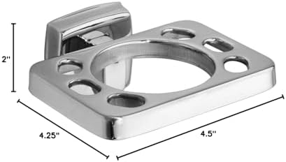 Moen P1740 Stainless Steel Wallmount Toothbrush/Tumbler Holder, Stainless - Image 3
