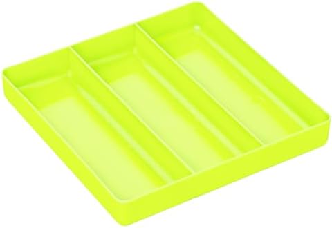 Ernst Manufacturing Toolbox Tray: Stackable Organizer Tray with 3 Compartments - Ideal for Trades, Mechanics, Electricians, Plumbers, Household Use, Hobbies - Heavy Duty - Made in the USA by ErnstManufacturingInc