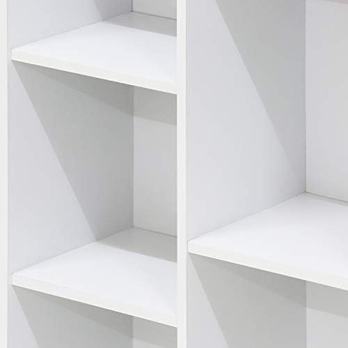 Furinno LUDER 7-Cube Book Shelf, Kids Bookshelf, Toy Storage, White - Image 7
