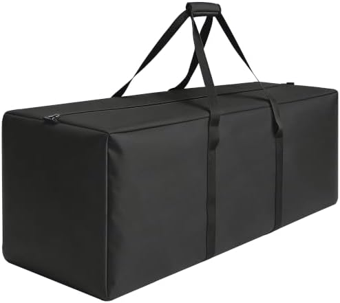 47" Sports Duffel Bag Extra Large Zippered Travel Luggage Moving Bag by Unknown