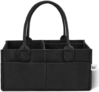 Mr. Pen- Baby Diaper Caddy Organizer, Black, Medium by MrPen