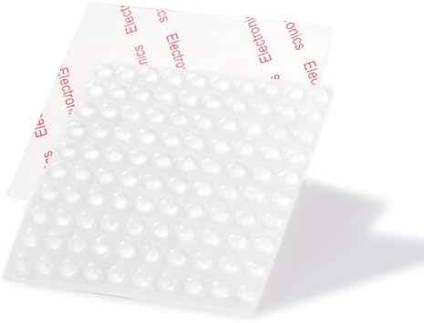 Small Door Bumpers Self-Adhesive Clear Rubber Feet Tiny Bumpons 1/4" Diameter X 1/16" Thick 100 Pack… - Image 6