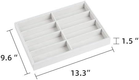 Frebeauty 8-Slot Sunglass Organizer,Velvet Sunglass Holder for Drawer - Image 3
