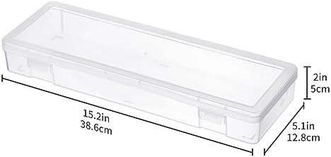 novelinks Plastic Pencil Boxes and Small Plastic Containers with Lids - Image 2