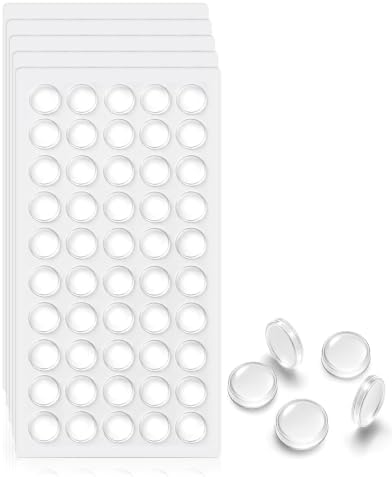 240PCS Clear Cabinet Door Bumpers, Self Adhesive Rubber Pads by Unknown
