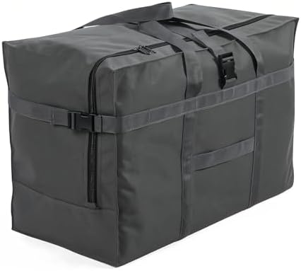 Arxus Large Duffel Bag, Waterproof Carry on Weekend Overnight Storage Bag over Luggage for Airline, Travel, Camping, Moving by Arxus