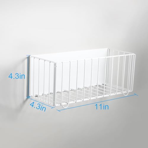 Picowe Large Dryer Ball Organizer Magnetic Storage Bin, Foldable Magnetic Dryer Ball Holder for Laundry Room Organization and Storage to Hold 4-6 Dryer Balls, Without Balls（White,M） - Image 2