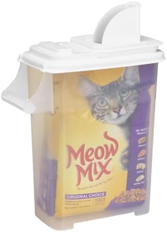 Buddeez Pet Food Storage Dispensers Plastic 4 Gallon - Airtight Flip Top for Freshness - Dry Dog Food, Cat Food or Bird Seed Plastic Containers (Set of 2) - Image 2