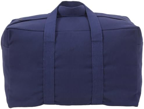 Rothco Canvas Parachute Cargo Bag, Navy Blue, 40.5L - Image 2