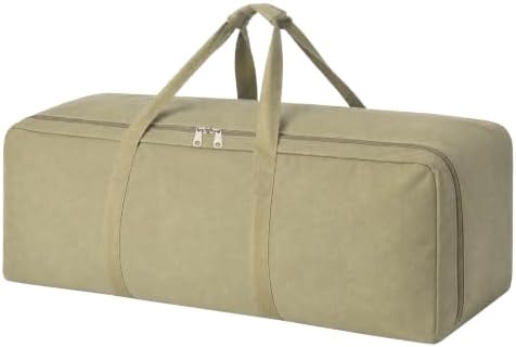 DoYiKe Extra Large Canvas Duffle Bag for Travel Heavy Duty Military Duffel by DoYiKe