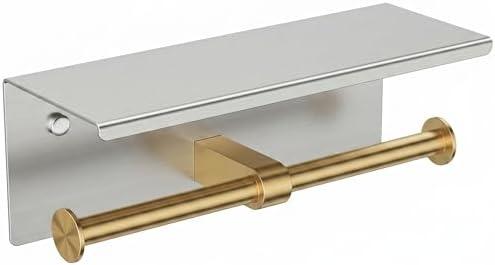FORIOUS Toilet Paper Holder with Shelf, Commercial Toilet Paper Dispensers by FORIOUS