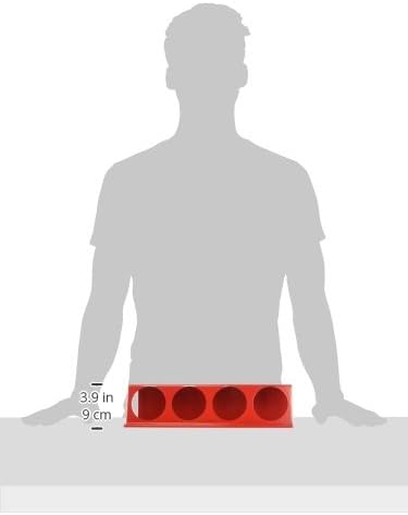 Wall Control Pegboard Spray Can Holder Bracket and Aerosol Can Organizer Pegboard and Slotted Tool Board - Red - Image 6