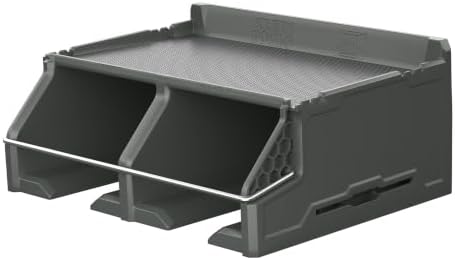 Klein Tools 54867MB MODbox Power Tool Dock, Modular Wall Mount for Cordless Drills and Impact Drivers, Secure Steel Locking Rod, Tool-Free Installation for Garage, Trailer, and Jobsite Organization by Unknown