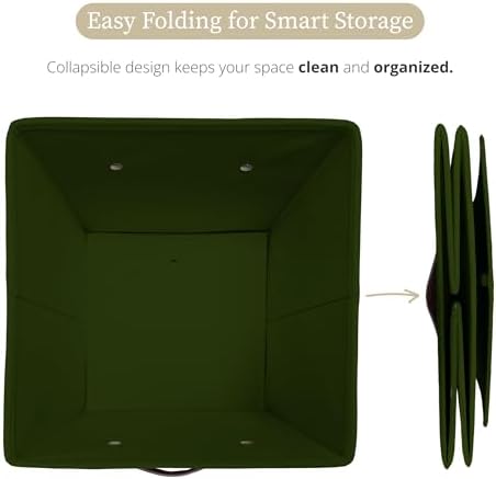 DECOMOMO Storage Bins, Cube Storage Bin with Labels - Image 6