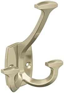 Amerock Vicinity Triple Prong Golden Champagne Wall-Mounted Hook by Amerock