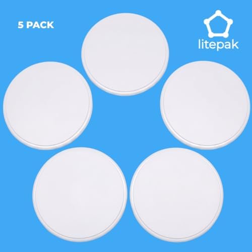 5 Pack Door Bumpers for Wall – 3 Inch Door Knob Wall Protector, Self Adhesive Peel and Stick Door Stopper, Cabinet Door Bumper Pad, Prevents Wall Damage, White - Image 7