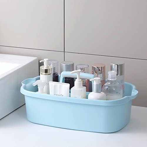 Large Cleaning Supplies Caddy Portable Shower Caddy Basket Blue 2 Pack - Image 2