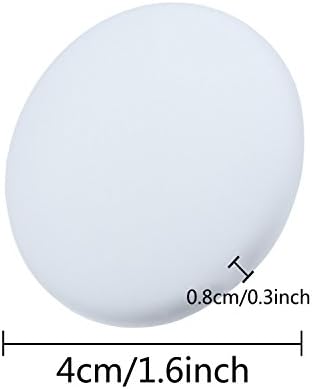 Wall Protectors from Door Knobs-Efbock White Silicone Door Stoppers Wall Protector-Premium Door Bumper Wall Guards for Home or Office -Self Adhesive Door Handle Bumper Guard Stopper Rubber Stop 6pcs - Image 3