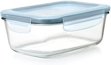 OXO Good Grips Smart Seal 8-Cup Glass Food Storage Container - Arctic Blue by Unknown