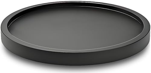 14" Black Bamboo Lazy Susan Organizer Kitchen Turntable for Cabinet Pantry Table Organization - Image 6