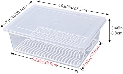 4PCS Food Storage Container, Plastic Food Containers X-Large - Image 4