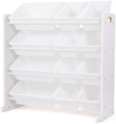 Humble Crew Kids Toy Organizer with 12 Bins, 4 Tier Storage for Playroom by HumbleCrew