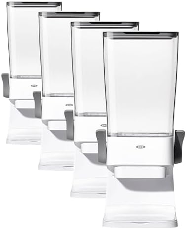 OXO Good Grips Countertop Cereal Dispenser, 5.5 qt. (Pack of 4) by Unknown