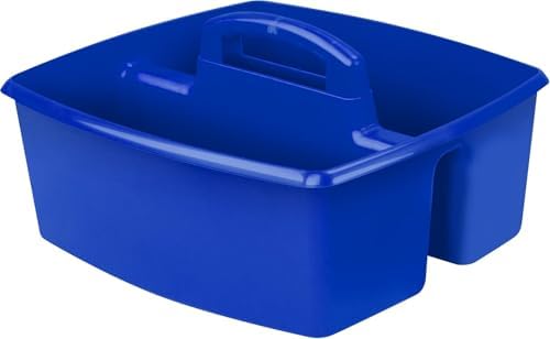 Storex 2-Compartment Large Caddy – Multipurpose Classroom Organizer with Handle, Assorted Colors, 6-Pack (00948E06C) - Image 4