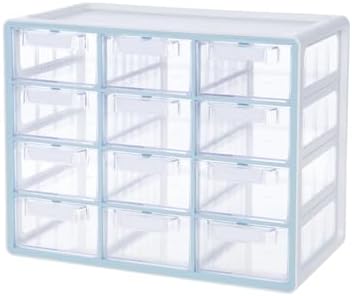 Blue Ginkgo 12-Drawer Storage Cabinet Organizer, Blue, Made in Korea by BLUEGINKGO