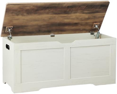 Timberer 39.4" Storage Chest, Wooden Storage Bench, Lift Top Toy Chest by Timberer