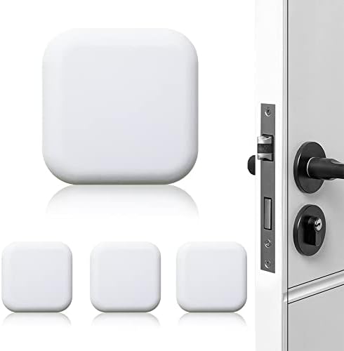 Door Stoppers Wall Protector Buffer Guard Doorknob Door Handle Bumper Self Adhesive Silencer Soft Rubber Crash Pad for Home Office by XoYoZo