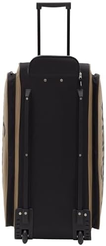 Wrangler Wesley Rolling Duffel Bag, Tannin, Large 30-Inch - Image 4