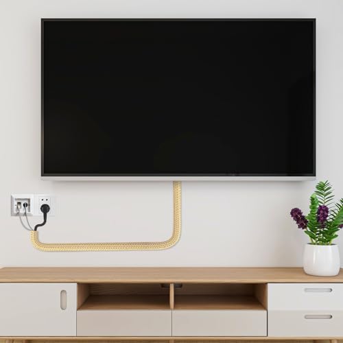 Cable Management Sleeve, Split Design, 10FT - 1/2 Inch, Beige - Image 5
