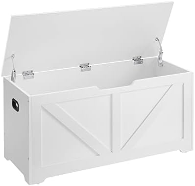 VASAGLE Storage Chest with 2 Safety Hinges, 15.7 x 39.4 x 18.1 Inches by VASAGLEbySONGMICSHOME