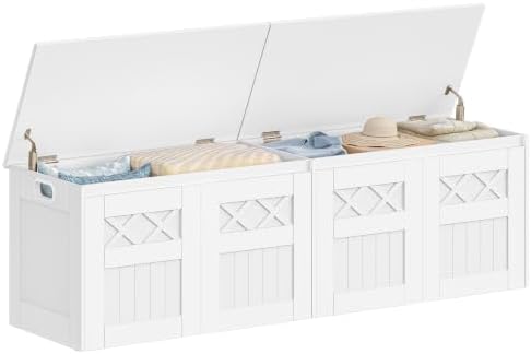Hzuaneri 59 inches Modern Farmhouse Storage Chest and Bench | 70 Gal by Hzuaneri