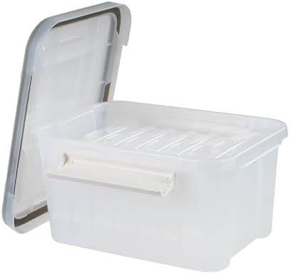 IRIS USA Photo Storage Box |Made in USA| 7 Cases - Clear by IRISUSA
