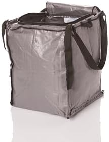 DURASACK 22-Gallon Zipper Top Heavy Duty Storage Tote Bags, Gray, Medium (Pack of 10) - Image 3