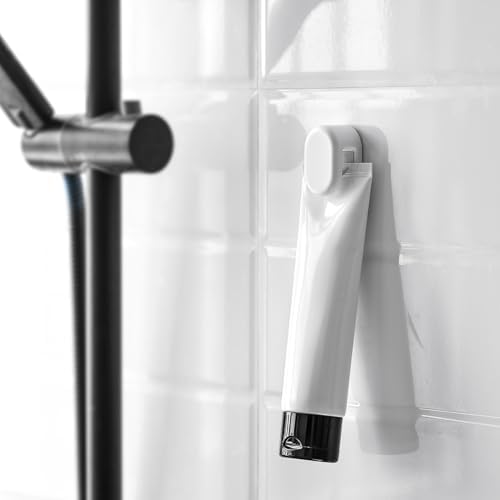 BEZOX Toothpaste Holder Wall Mount Tube Hook – Face Cream Tubes Hanger Wall Mounted Tooth Paste Organizers Gripper, 1 PCS - Image 3