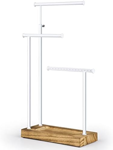 SRIWATANA Jewelry Organizer, Necklace Stand, Carbonized Black & White by SRIWATANA