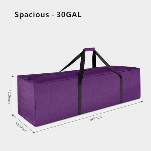 TOPDesign 3-Pack Long Storage Duffle Bags – 46" x 12.5" x 12.5", 30Gal - Image 2