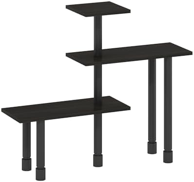 Furinno Turn-N-Tube Kitchen Countertop Organizer, 3-Tier Corner Countertop Organizer Shelf, Corner Shelf, for Kitchen, Pantry, Organizers and Storage, Espresso - Image 6