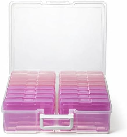novelinks Photo Storage Boxes with Handle, Photo Organizers and Storage by novelinks